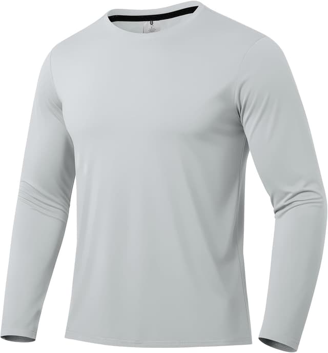 Detalle de Men's Rash Guard UPF 50+ Sun Protection Short/Long Sleeve Quick Dry Swim Shirt