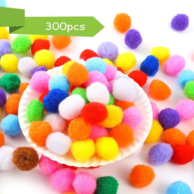 Thumbnail 2 de Caydo 300 Pcs 2.5 cm Pom Poms