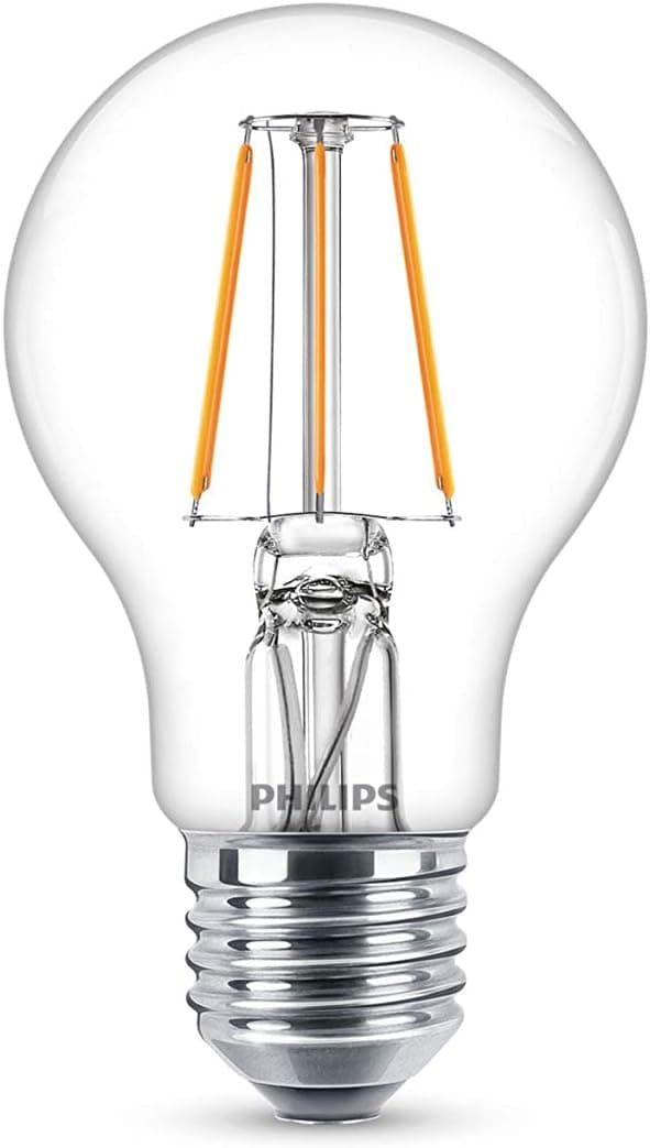 Detalle 1 de Philips - Pack de 6 bombillas LED E27 40W blanca cálida