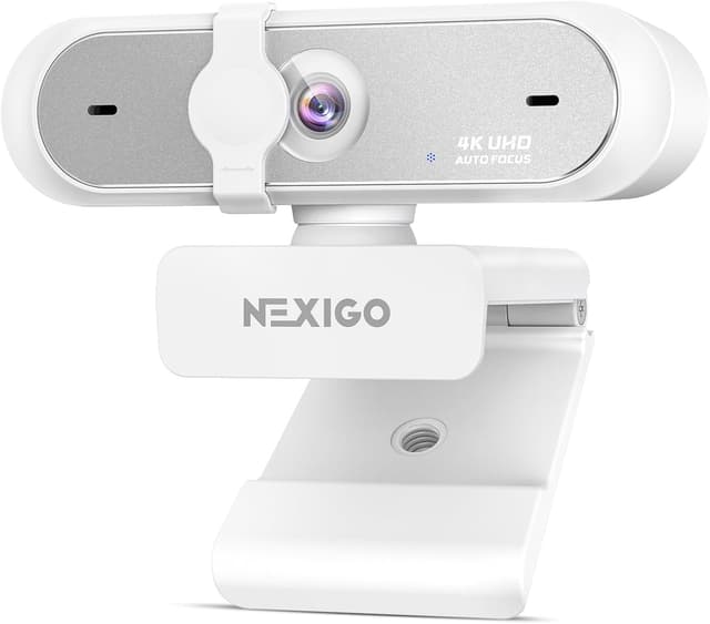 Detalle 2 de NexiGo StreamCam N930E Webcam (1080P) mit Ring Light, Autofokus und Privacy Cover
