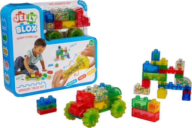 Thumbnail 1 de Goliath Jelly Blox Vrroom! Truck Kit 35-piece set
