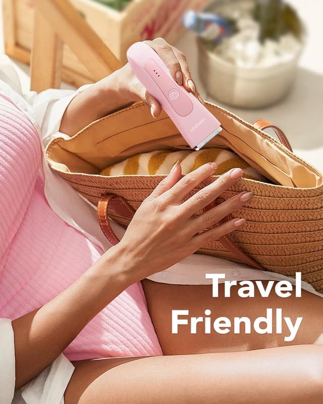 Thumbnail 5 de LADYSPOT Bikini Trimmer for Women (Purple) – Rechargeable wet/dry bikini shaver with 3 guards and hypoallergenic ceramic blade