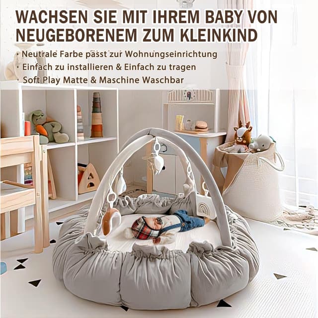 Thumbnail 2 de Mallify 5-in-1-Wandelbares Baby-Spielbogen