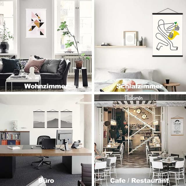 Thumbnail 6 de Sanauto A1 Posterleisten Magnet 61 cm schwarz