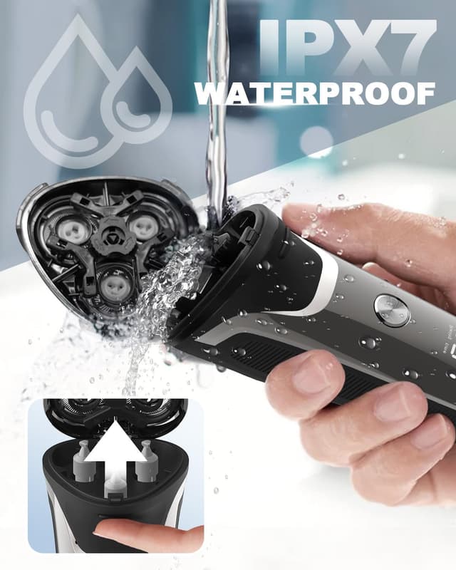 Thumbnail 5 de Rantizon 4D Rotary Electric Razor USB rechargeable