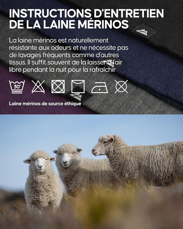 Thumbnail 4 de DANISH ENDURANCE Bandeau Mérinos 180 g/m²