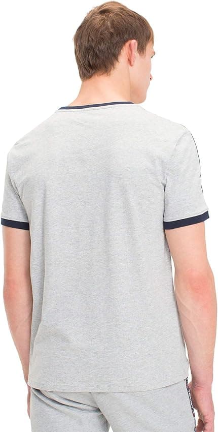 Detalle 2 de Tommy Hilfiger Camiseta Grey Heather M camiseta 100% algodón