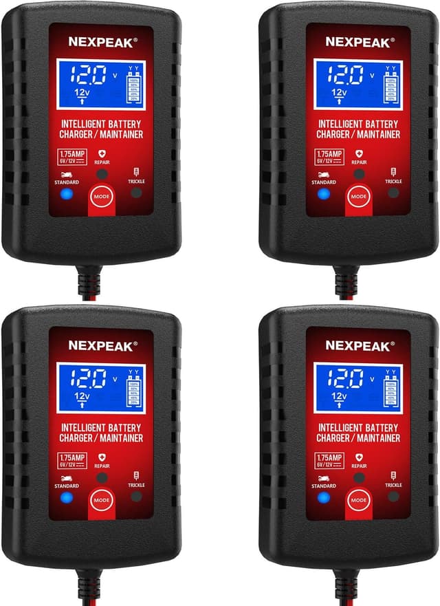 Imagen de 1.75-Amp Car Battery Charger 6V/12V Smart Maintainer ⚡ en OfertitasTOP