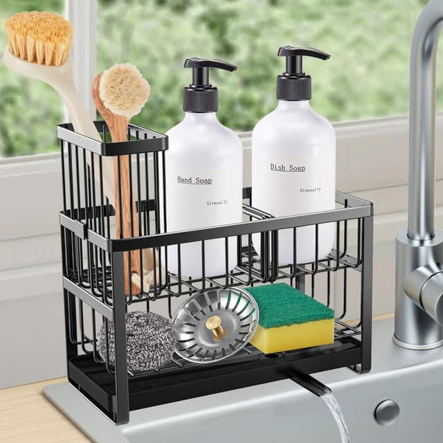Imagen de Sinnsally 2-Tier Kitchen Sponge Holder en OfertitasTOP