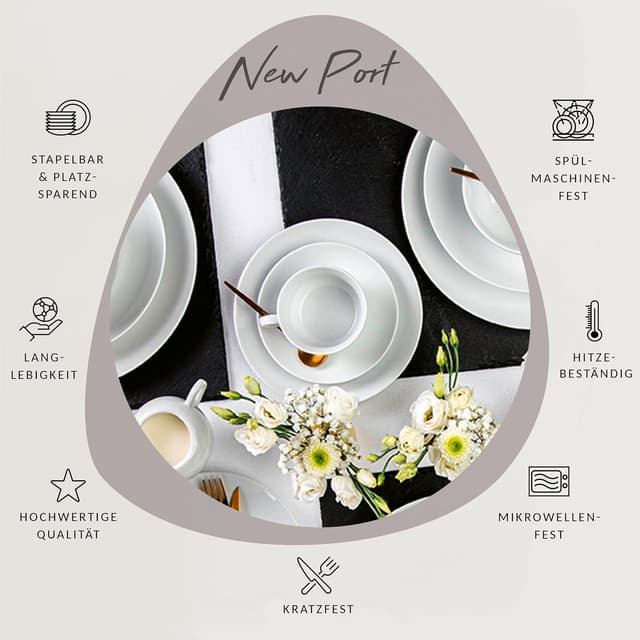 Thumbnail 1 de Sänger New Port Kaffeetassen-Set 12tlg