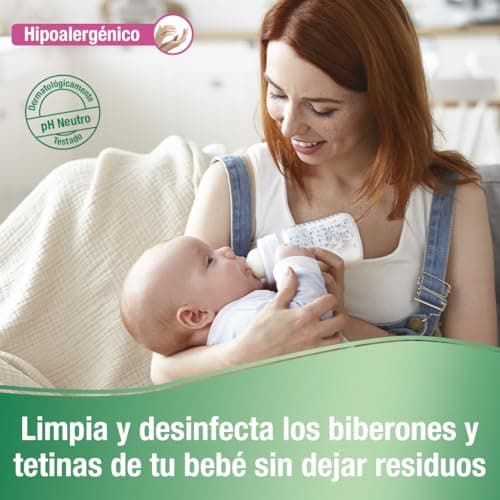 Detalle 1 de Frosch Baby Limpiador biberones y tetinas 8x500 ml