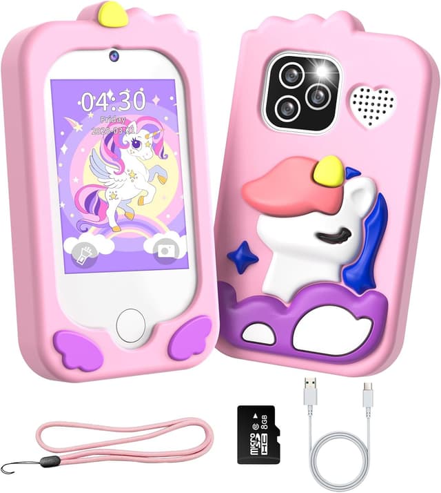 Detalle de Tosaju Enfants Téléphone 2,8" écran tactile