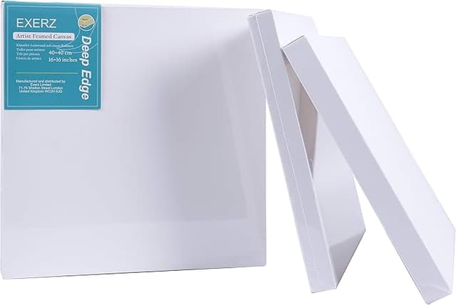 Detalle de Exerz Lienzos de Pintura 4 Piezas 40x40cm 🎨