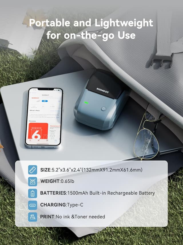 Thumbnail 5 de NIIMBOT B1 2 Inch Portable Label Printer