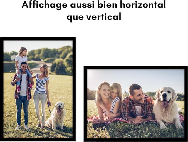 Thumbnail 3 de Americanflat Cadre Photo A3 Noir 3 pièces