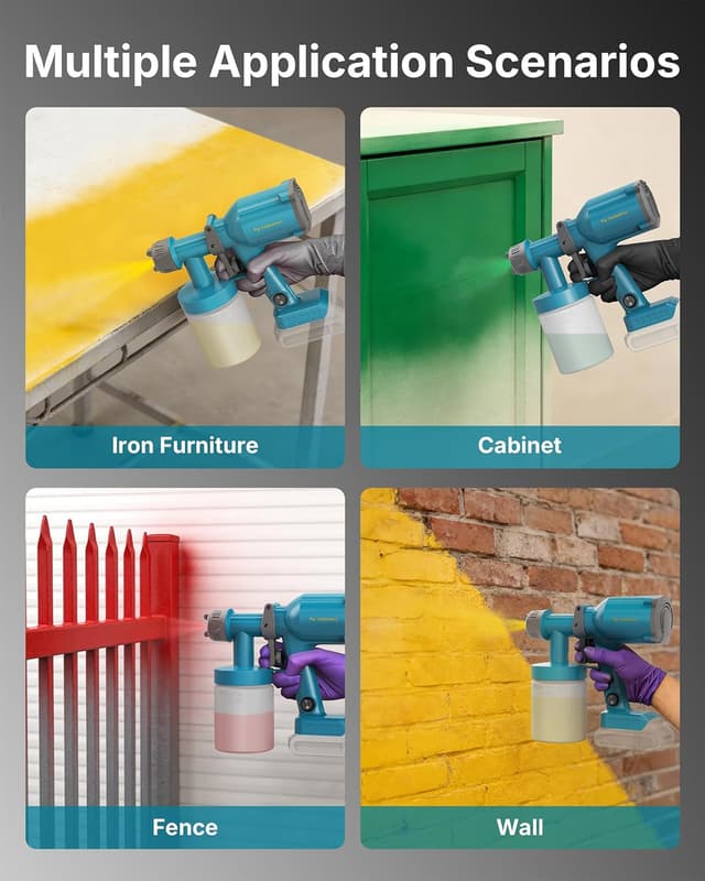 Thumbnail 6 de Tilswall Cordless Paint Sprayer for 18V