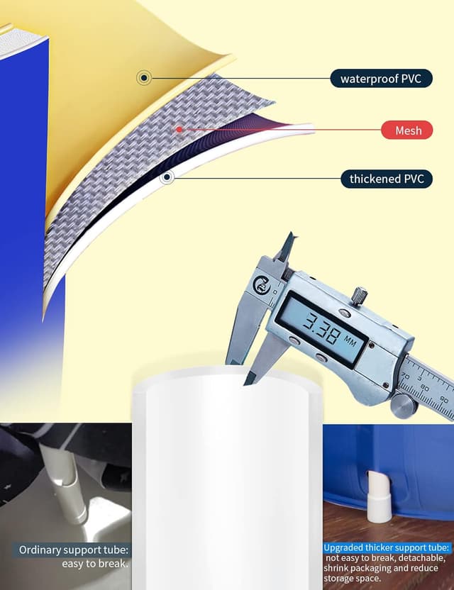 Thumbnail 4 de Vasca Gonfiabile Pieghevole 75x75 cm per immersione