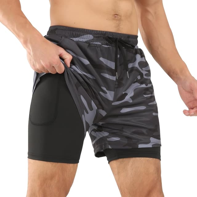 Thumbnail 1 de Comilaka Short 2 en 1 pour Homme Running