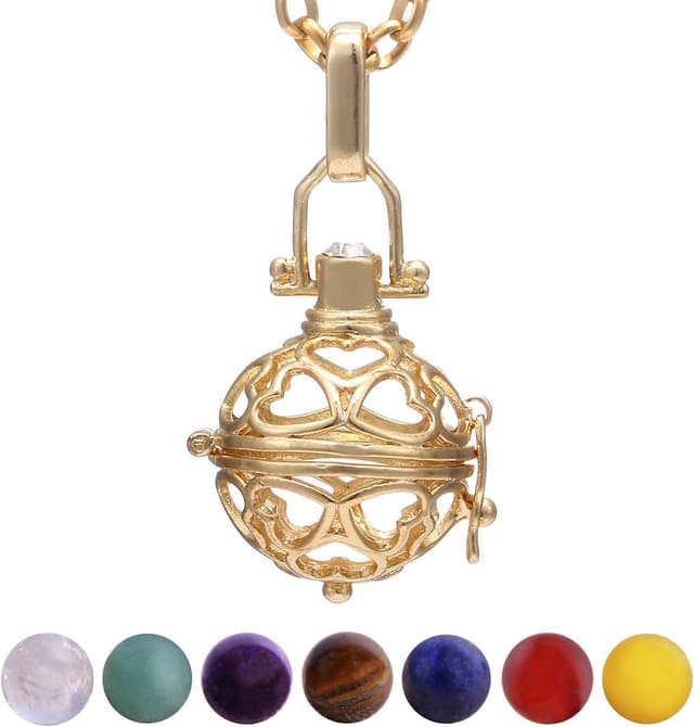 Detalle 1 de Collana Morella in acciaio, 70 cm