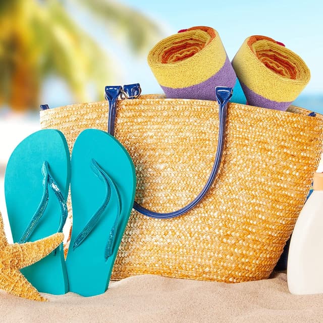 Detalle 2 de SweetNeedle cabana beach towel 2 pack 76 x 152cm