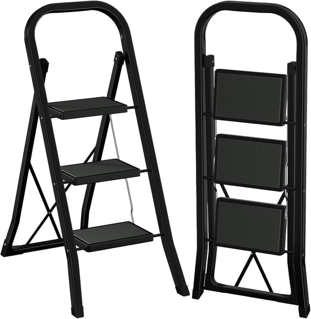 Imagen de AMHANCIBLE EBSL03BK Trittleiter 150 kg 🪜 en OfertitasTOP