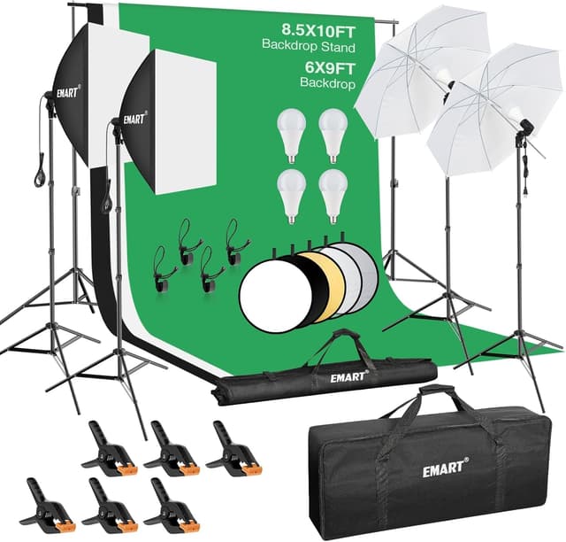 Imagen de EMART 8.5 x 10 ft Backdrop Support System en OfertitasTOP