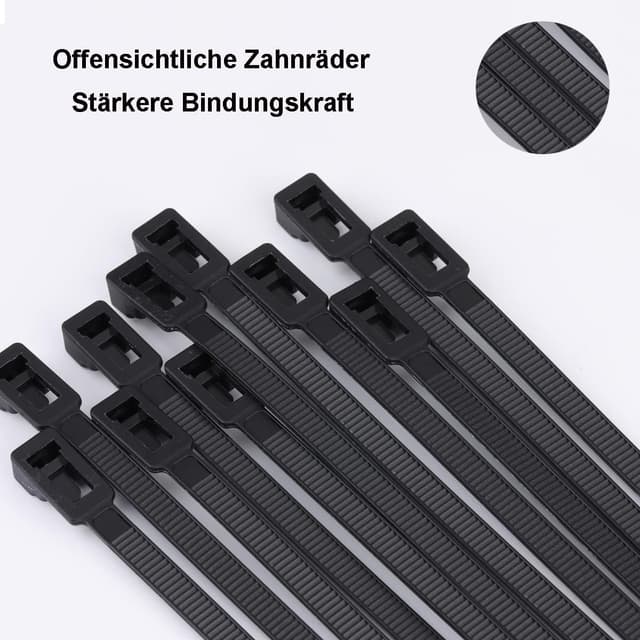 Detalle 2 de Rluobo 100 Kabelbinder wiederverwendbar 🛠