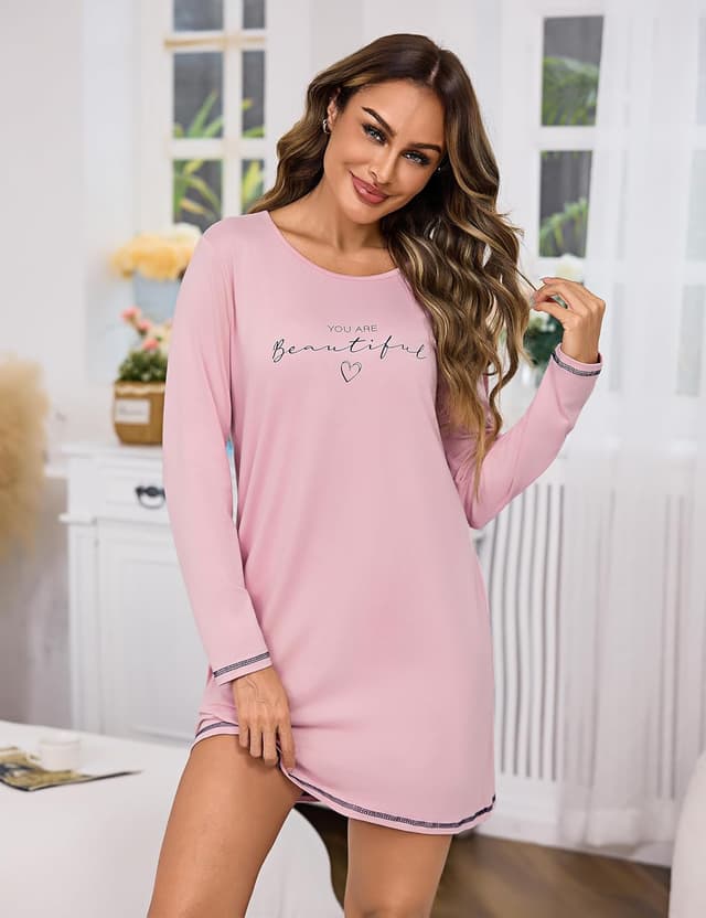 Thumbnail 1 de Bresdk Camicia Notte Donna Cotone S-XXL