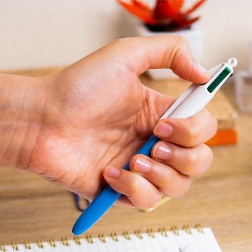 Thumbnail 1 de Bic Bolígrafos Original 4 colores, caja de 12 ✍️