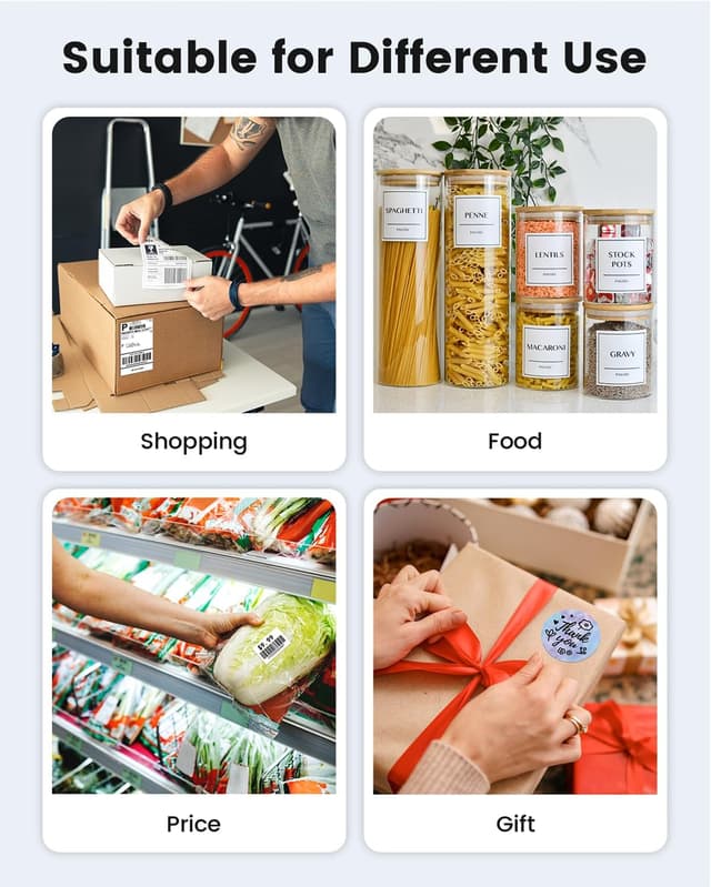 Thumbnail 6 de Phomemo 241BT Bluetooth 4x6 Wireless Thermal Shipping Label Printer for Small Business (Black)