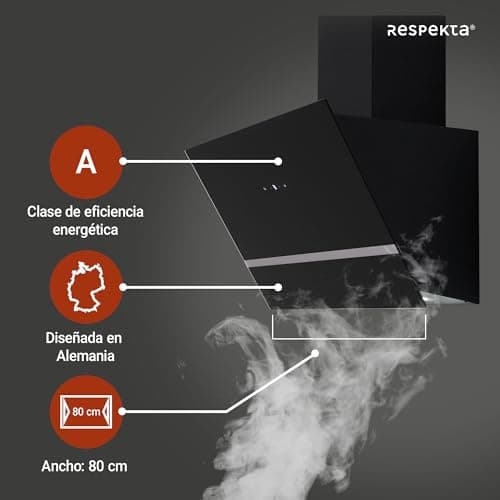 Thumbnail 1 de Respekta CH24080SM Campana inclinada 80 cm, 52–63 dB