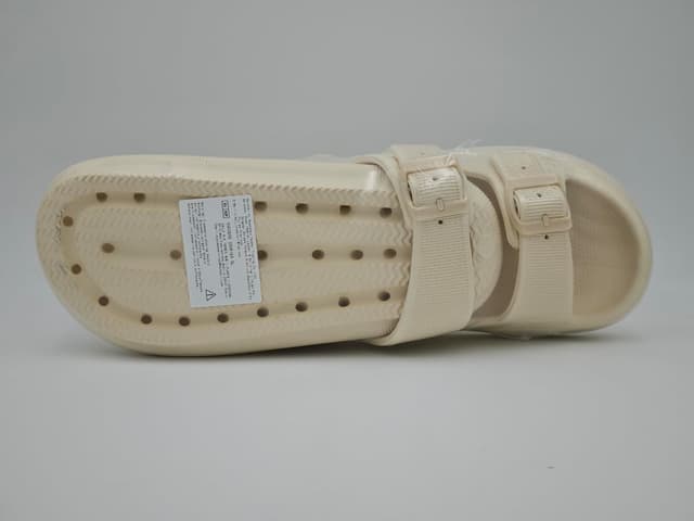 Detalle de Waysoland Cozyslides Original: Komfort-Sandalen mit verstellbaren Schnallen