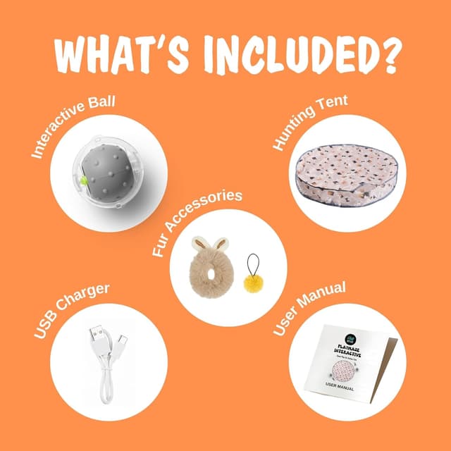 Detalle de Hubspace Interactive Cat Toys 2-in-1 play mat