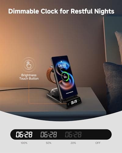 Detalle de SwanScout 703S Cargador Inalámbrico 3 en 1 para Samsung