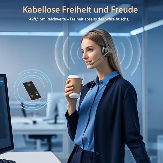 Thumbnail 6 de Earbay Bluetooth Headset 26 Stunden