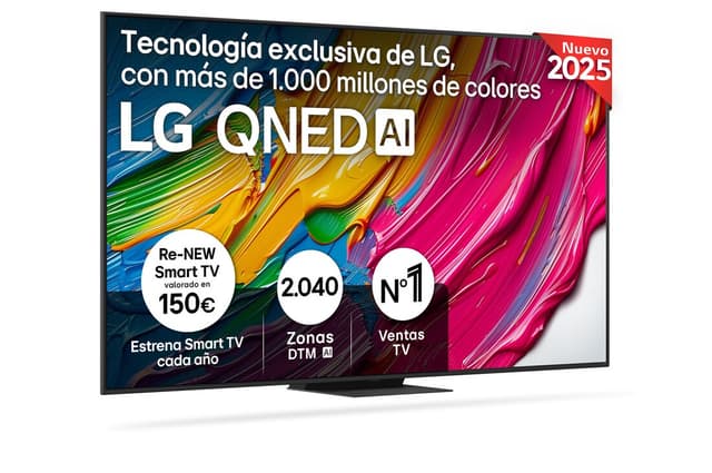 Detalle de LG QNED81 86" QNED AI 4K 2025 — Smart TV