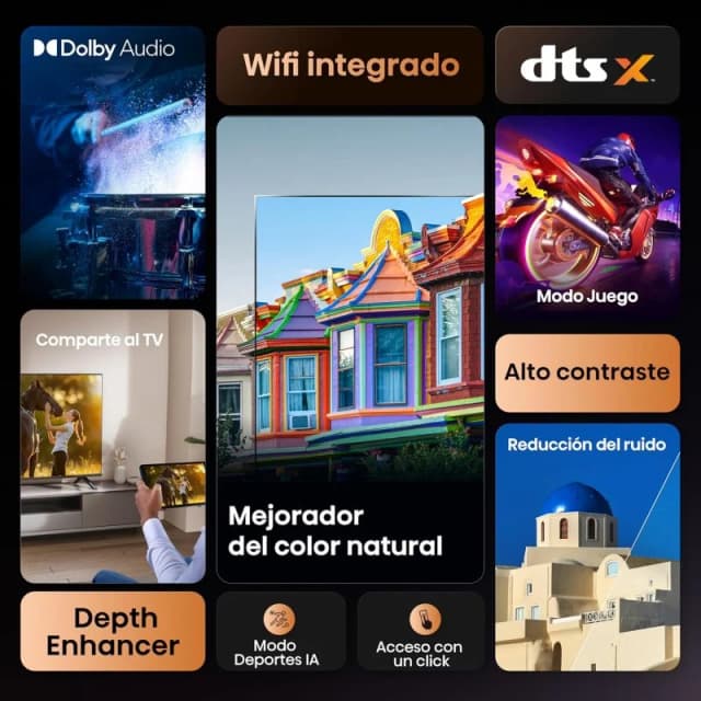 Thumbnail 1 de Hisense 40A4Q Smart TV 40" FullHD, Dolby