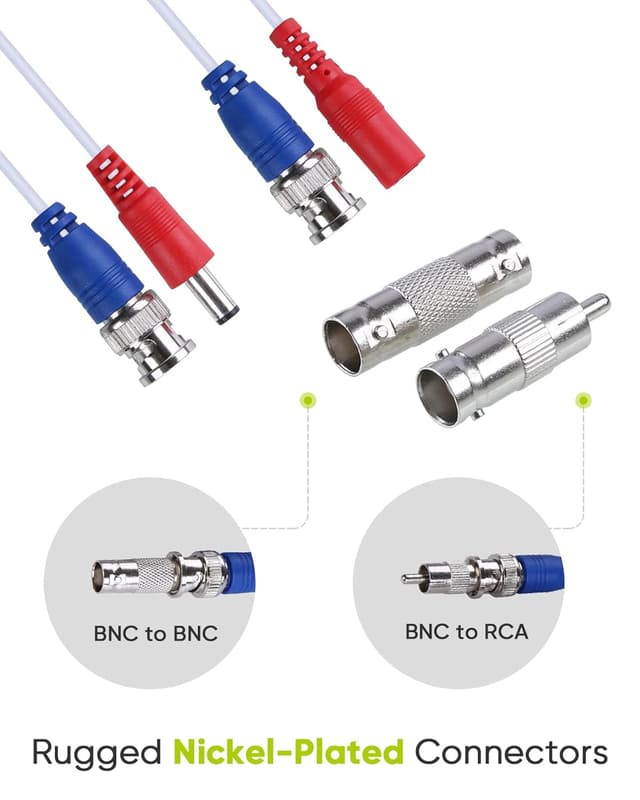 Thumbnail 6 de SANNCE 30M Video Power CCTV Cable