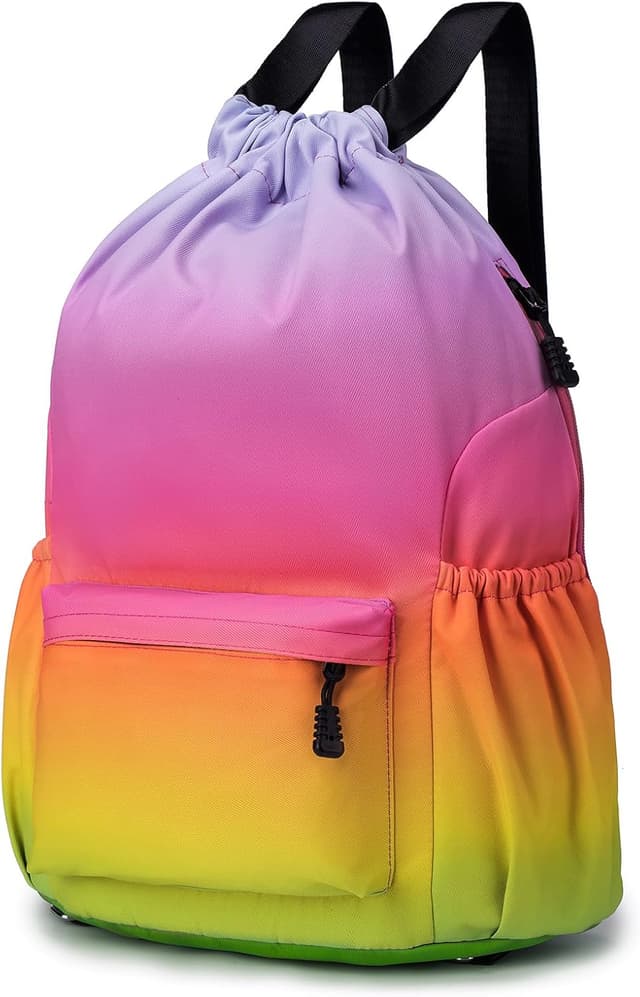 Detalle de SUCIKORIO zaino a sacca con coulisse 40x30x15 impermeabile per cabina aereo