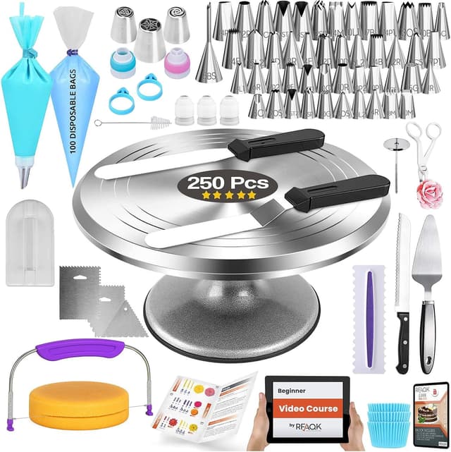 Detalle de RFAQK 12" Cake Decorating Kit 250pcs