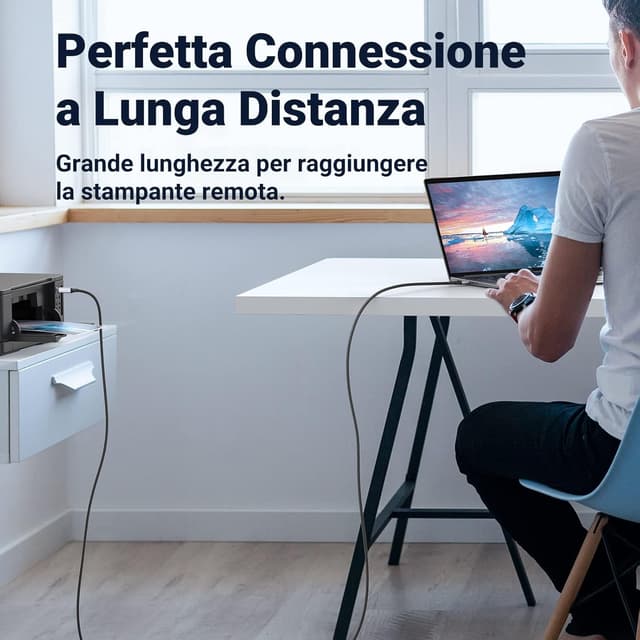 Thumbnail 6 de UGREEN Cavo Stampante Type A–B 5 M