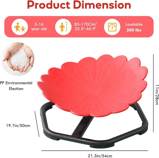 Thumbnail 4 de Kids Sensory Spinning Chair 1 seat