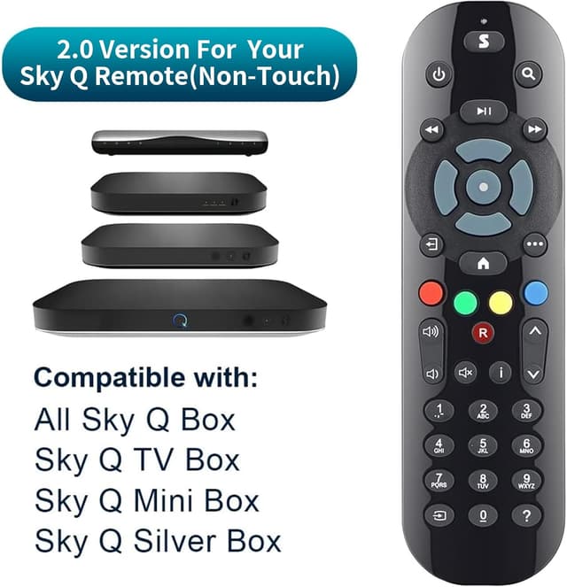 Detalle 2 de Replacement Remote Control Pack of 2 for Sky Q