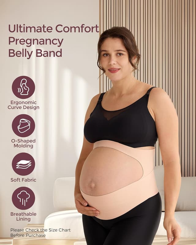 Detalle de Pregnancy belly band support for back