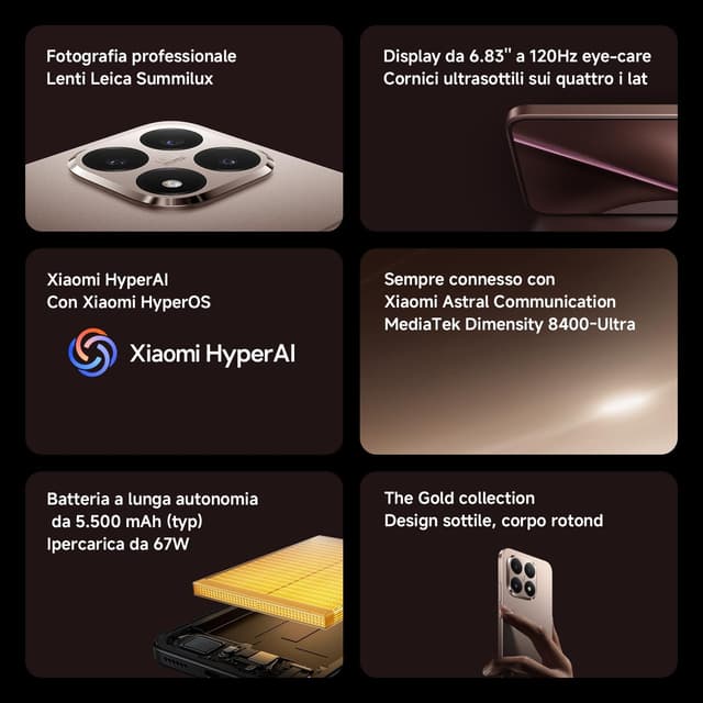 Thumbnail 5 de Xiaomi 15T 12+256GB Smartphone 6,83" 120Hz