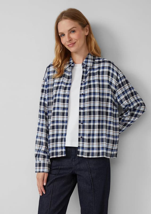 Thumbnail 5 de s.Oliver Feincord-Bluse Turn-Up Rückenraffung