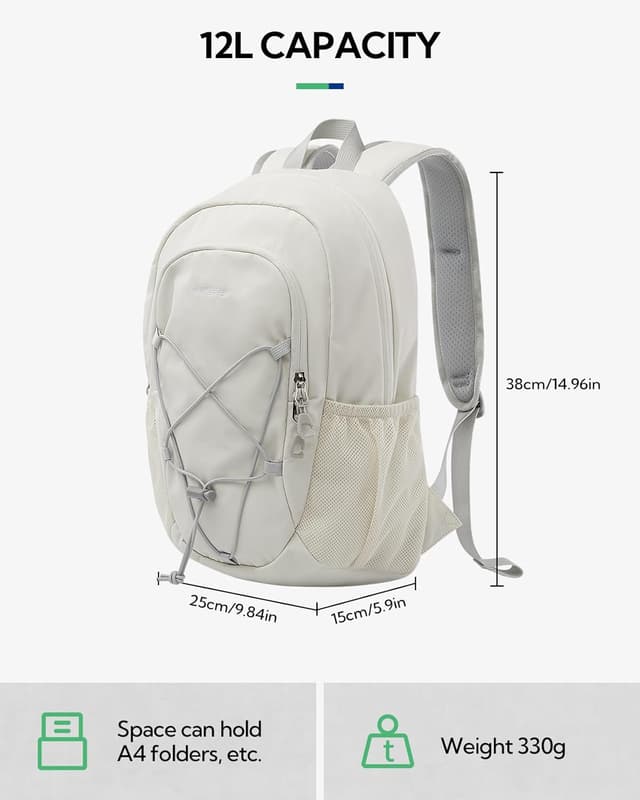 Detalle 2 de Waterfly 12L hiking backpack with chest strap