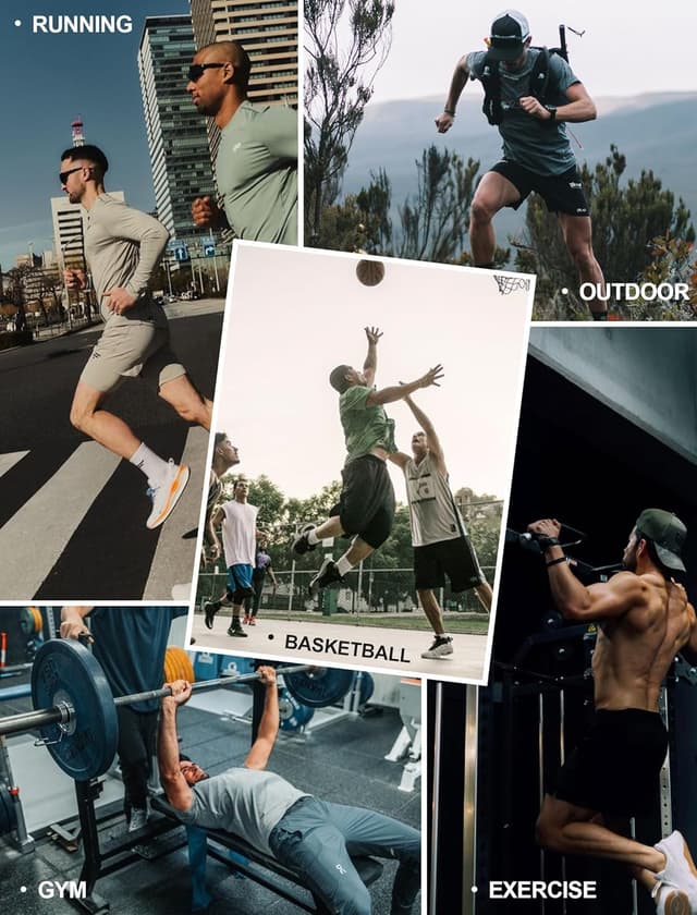 Detalle de Moisture wicking gym t-shirt 88% polyester