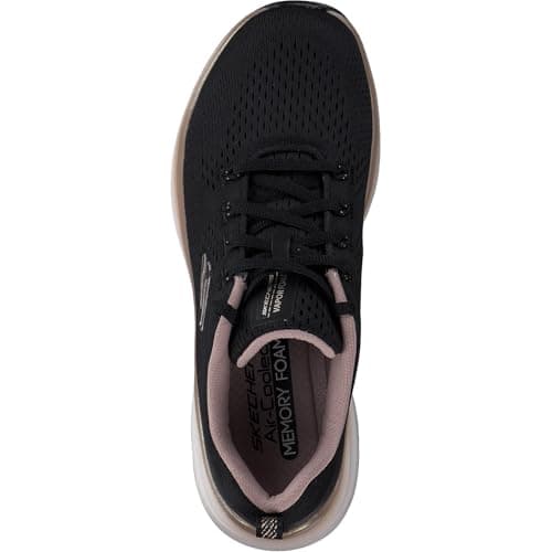Thumbnail 6 de Skechers Vapor Foam Mujer 35 EU, malla negra y ribete oro rosa 👟