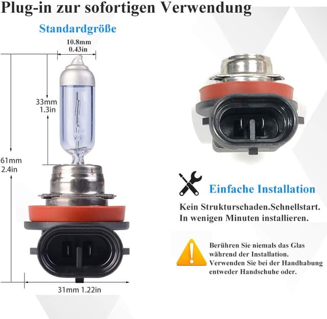 Thumbnail 3 de XELORD H11 Scheinwerferlampe 55W